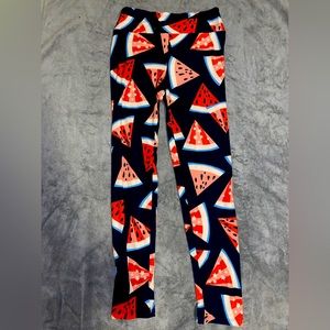 LuLaRoe (Onesize) Watermelon Leggings